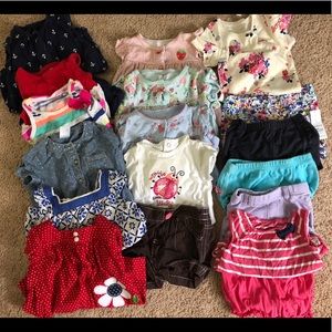 Infant 6-9 Month Summer Bundle, Rompers, Shorts